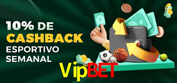 10% de bônus de cashback na Vipbet